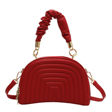 Load image into Gallery viewer, Fashionable pleated half round messenger bag(AB2066)
