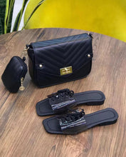 Load image into Gallery viewer, Fashionable colorful slippers bag set(HPSD170)