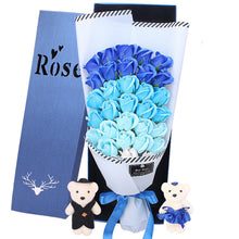 Load image into Gallery viewer, Valentine's Day gradient 33 roses bouquet gift box(AE4084)