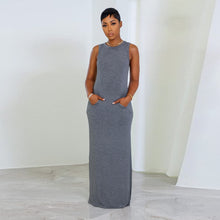 Load image into Gallery viewer, Solid color long dress AY2995
