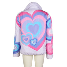 Load image into Gallery viewer, Fashion love cotton jacket, personalized couple jacket AY3219
