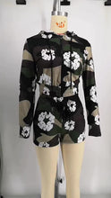 Load image into Gallery viewer, Fashion printed hooded set AY3350
