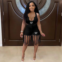 Load image into Gallery viewer, Tassel shorts two-piece set AY2872
