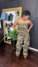 Load image into Gallery viewer, Fashion camouflage pocket casual jumpsuit AY3062
