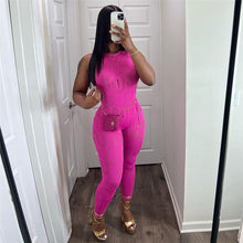 Load image into Gallery viewer, Sexy sleeveless hollow out jumpsuit AY3190
