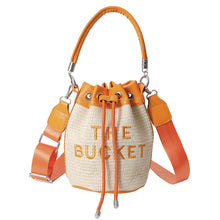 Load image into Gallery viewer, Fashion straw woven bucket bag（AB2117
