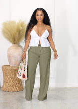 Load image into Gallery viewer, Casual linen cotton breathable straight leg pants AY3010
