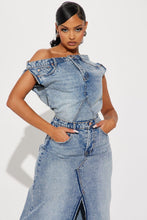 Load image into Gallery viewer, Hot selling retro denim skirt set AY3114
