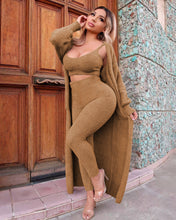 Load image into Gallery viewer, Sexy plush camisole three piece set AY3195
