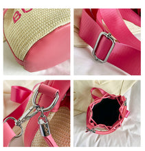 Load image into Gallery viewer, Fashion straw woven bucket bag（AB2117
