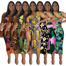 Load image into Gallery viewer, Printed casual dress set AY2938
