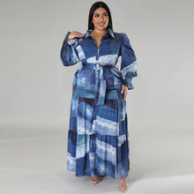 Load image into Gallery viewer, Fashion shirt long dress AY3105
