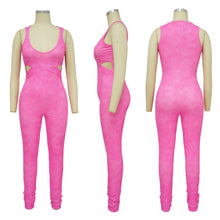Load image into Gallery viewer, sleeveless sexy deep V-neck tight jumpsuit AY2837
