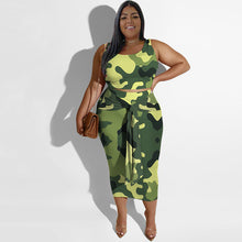 Load image into Gallery viewer, Printed casual dress set AY2938
