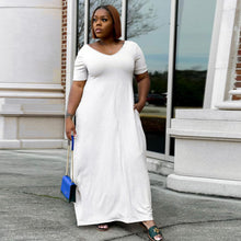 Load image into Gallery viewer, Hot selling solid color oversized dress AY2789
