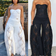 Load image into Gallery viewer, Lace tube top two piece set AY3661
