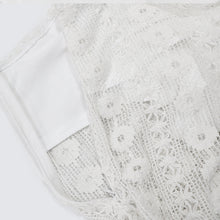 Load image into Gallery viewer, Sexy suspender V-neck lace see-through hip dress
