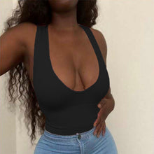 Load image into Gallery viewer, Sexy solid color tank top T-shirt top AY2910
