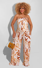 Load image into Gallery viewer, Printed one piece wide leg pants AY2946
