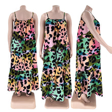 Load image into Gallery viewer, Hot selling printed strap dress AY2868
