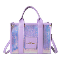 Load image into Gallery viewer, Fashion sequin tote bag（AB2116
