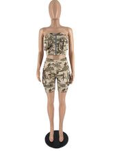 Load image into Gallery viewer, Solid color short sleeved shorts work casual two-piece set AY2843
