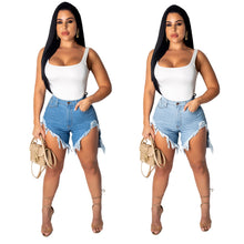 Load image into Gallery viewer, Versatile slim fitting denim stretch shorts（AY3012

