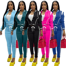 Load image into Gallery viewer, Fashion jacket and pants set AY3214
