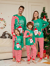 Load image into Gallery viewer, Christmas parent-child holiday home clothing and pajama set AY3296
