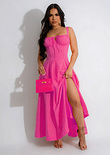 Load image into Gallery viewer, Fashion solid color suspender dress AY3416
