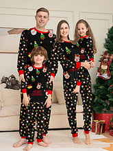 Load image into Gallery viewer, Christmas parent-child holiday home clothing and pajama set AY3296
