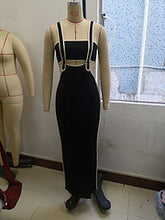 Load image into Gallery viewer, Suspender long skirt two piece set AY3389
