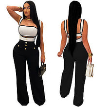 Load image into Gallery viewer, Fashion casual suspender bra set jumpsuit AY3425
