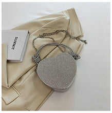 Load image into Gallery viewer, Heart-shaped diamond inlaid portable dinner bag AB2151
