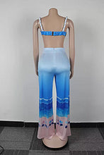 Load image into Gallery viewer, Slim fit positioning print trousers two-piece set AY3541
