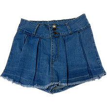 Load image into Gallery viewer, Denim hip-covering culottes AY3093
