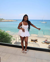 Load image into Gallery viewer, Bubble skirt solid color elastic waist miniskirt AY3488
