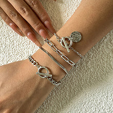 Load image into Gallery viewer, Punk metal style hollow chain bracelet AE4145
