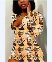 Load image into Gallery viewer, Christmas print sexy jumpsuit AY3280
