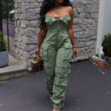 Load image into Gallery viewer, Fashionable sexy cargo jumpsuits AY3363
