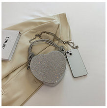Load image into Gallery viewer, Heart-shaped diamond inlaid portable dinner bag AB2151
