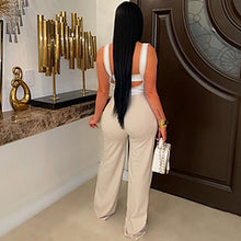 Load image into Gallery viewer, Fashion casual suspender bra set jumpsuit AY3425
