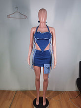 Load image into Gallery viewer, Hot selling denim two-piece set AY3434
