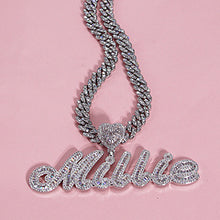 Load image into Gallery viewer, Letter splicing necklace(Custom letters) AE4141
