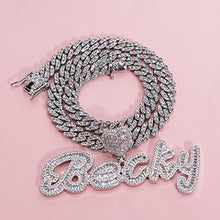 Load image into Gallery viewer, Letter splicing necklace(Custom letters) AE4141
