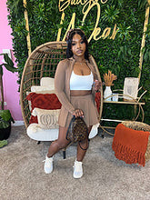 Load image into Gallery viewer, Casual Tight Waist Long Sleeved Flared Skirt Two Piece Set (With Safety Pants) AY3492
