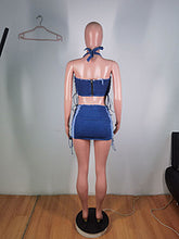 Load image into Gallery viewer, Hot selling denim two-piece set AY3434
