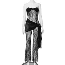 Load image into Gallery viewer, lace wrapped chest jumpsuit paired with skirt AY3355
