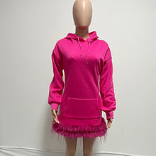 Load image into Gallery viewer, Fashion hooded dresses AY3348
