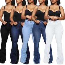 Load image into Gallery viewer, Hot selling stretch high waist denim trousers(Only pants)
